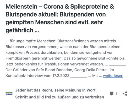 Ein kurzes aber gutes Interview im “Kontrafunk” – ein toller Radiosender im deutschprachigen Raum.